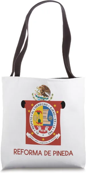 Reforma de Pineda Oaxaca Estado Mexico Escudo Eagle Tote Bag