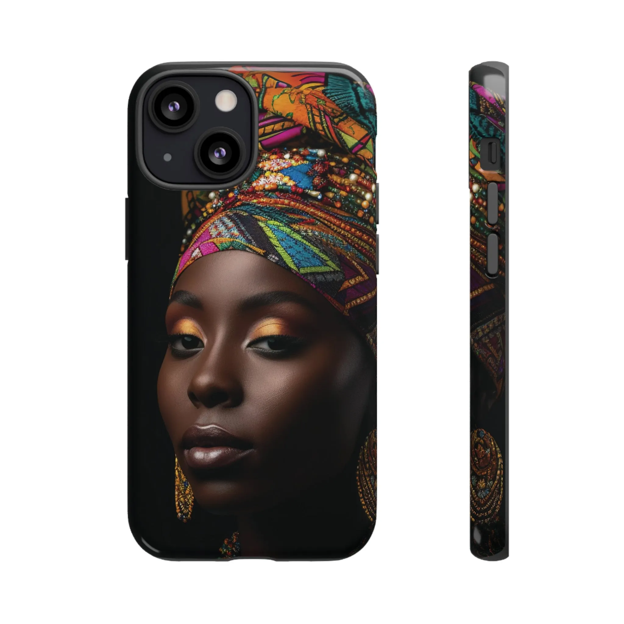 Regal Reflections: African Majesty iPhone Cases