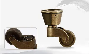 Replacement Caster Wheels, Caster Wheels,Furniture castors,Nylon Swivel Castor Wheel,Furniture Caster,Universal 360 Degree Rotating,Retro Sofa Wheels,Mute Swivel Castor Wheel,4 Pieces