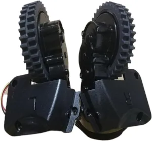 Robot Vacuum Cleaner Parts Wheeled Engine, Compatibie for AMIBOT Spirit X430, Wheeled Motor(L and R)