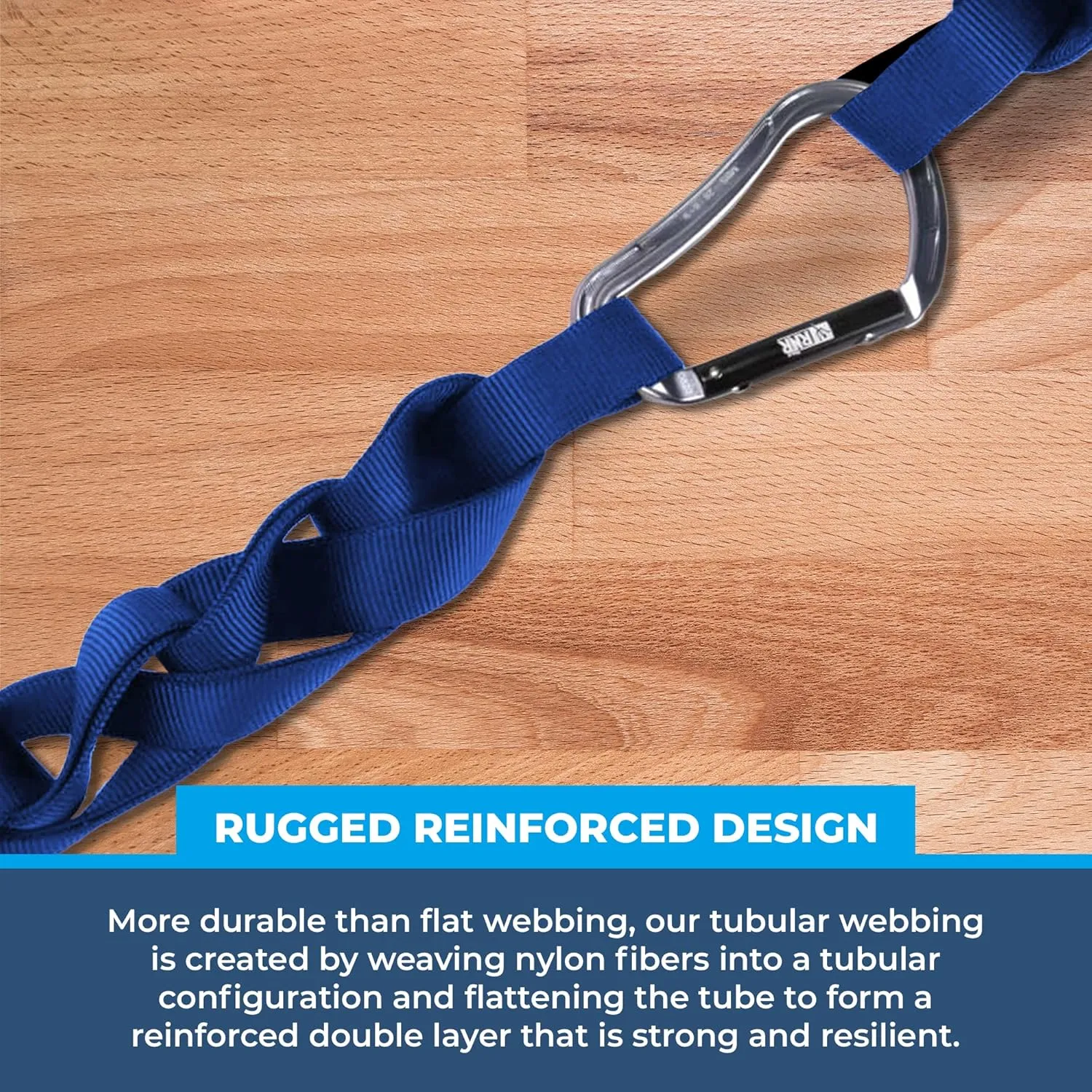 Rock-N-Rescue Professional Grade Nylon Tubular Webbing - Heavy-Duty 1-inch, Rescue Equipment for Mountaineering Rappelling Arborist Safety Gear, Firefighting and Rescue Gear