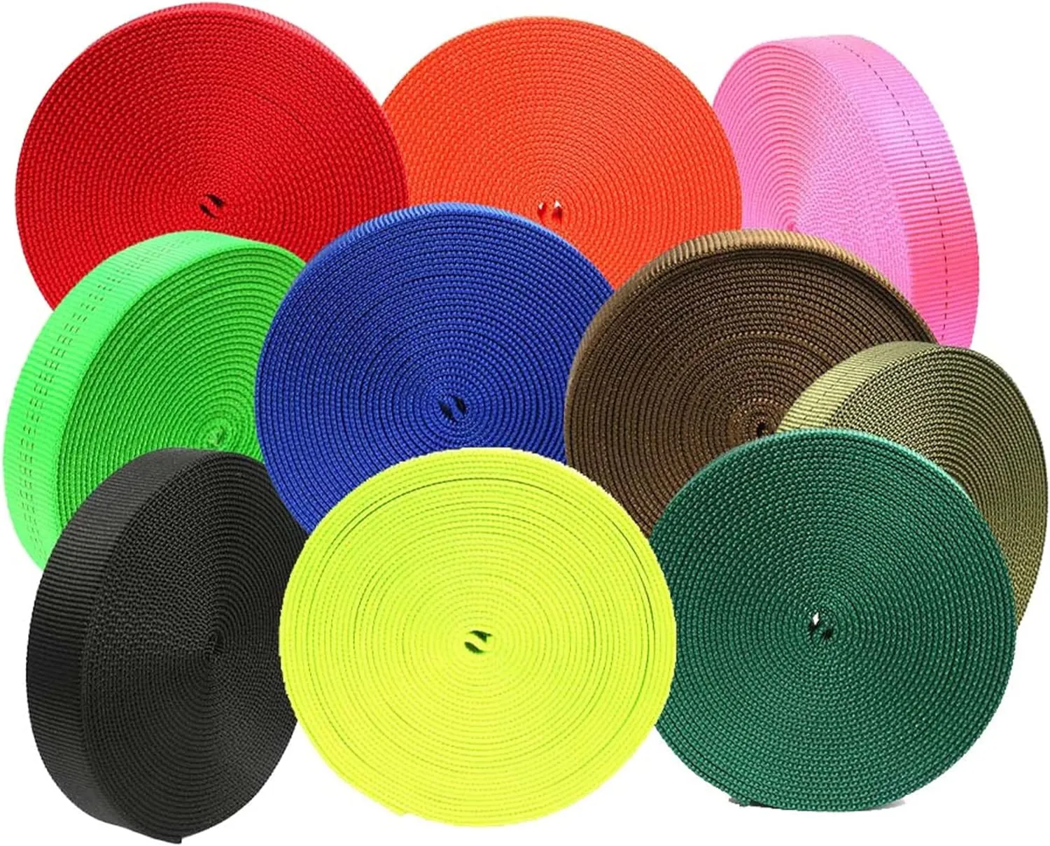 Rock-N-Rescue Professional Grade Nylon Tubular Webbing - Heavy-Duty 1-inch, Rescue Equipment for Mountaineering Rappelling Arborist Safety Gear, Firefighting and Rescue Gear