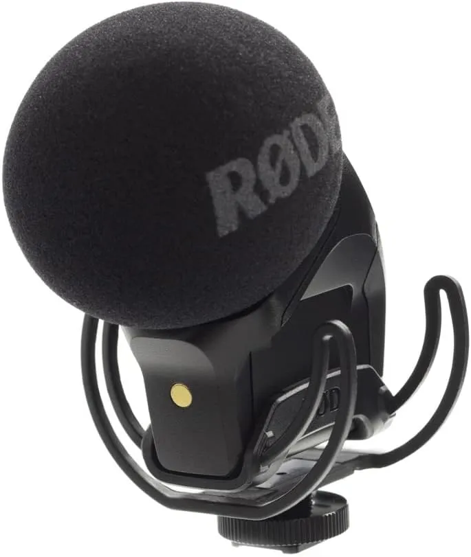 Rode Stereo VideoMic Pro Rycote Camera-Mount Stereo Microphone, Black