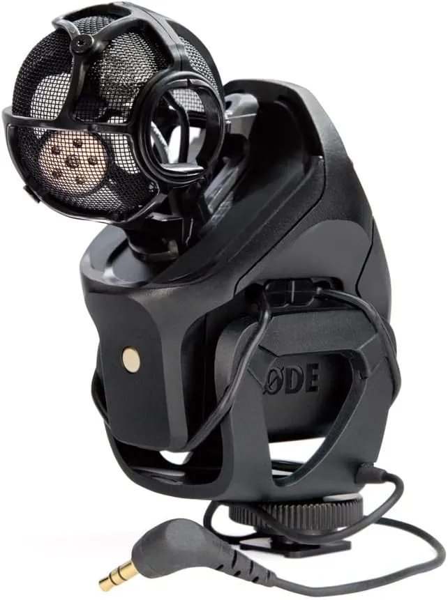 Rode Stereo VideoMic Pro Rycote Camera-Mount Stereo Microphone, Black