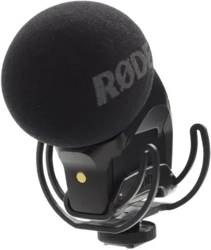 Rode Stereo VideoMic Pro Rycote Camera-Mount Stereo Microphone, Black