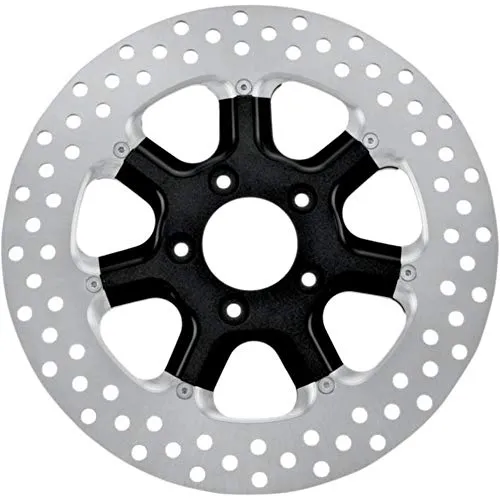 Roland Sands Design Diesel 11.5in. Two-Piece Brake Rotor - Black Ops