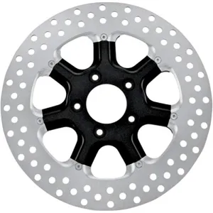 Roland Sands Design Diesel 11.5in. Two-Piece Brake Rotor - Black Ops