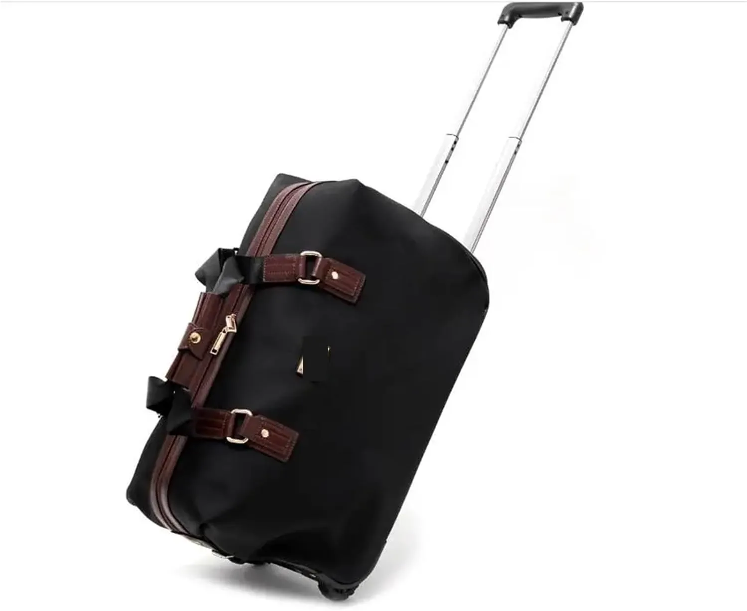 Rolling Duffel Bag with Wheels Oxford Travel Trolley Bag with Wheels Wheeled Luggage Suitcase for Women Men Canrry On Hand Luggage Bag Wheeled Bag for Travel(Blue)