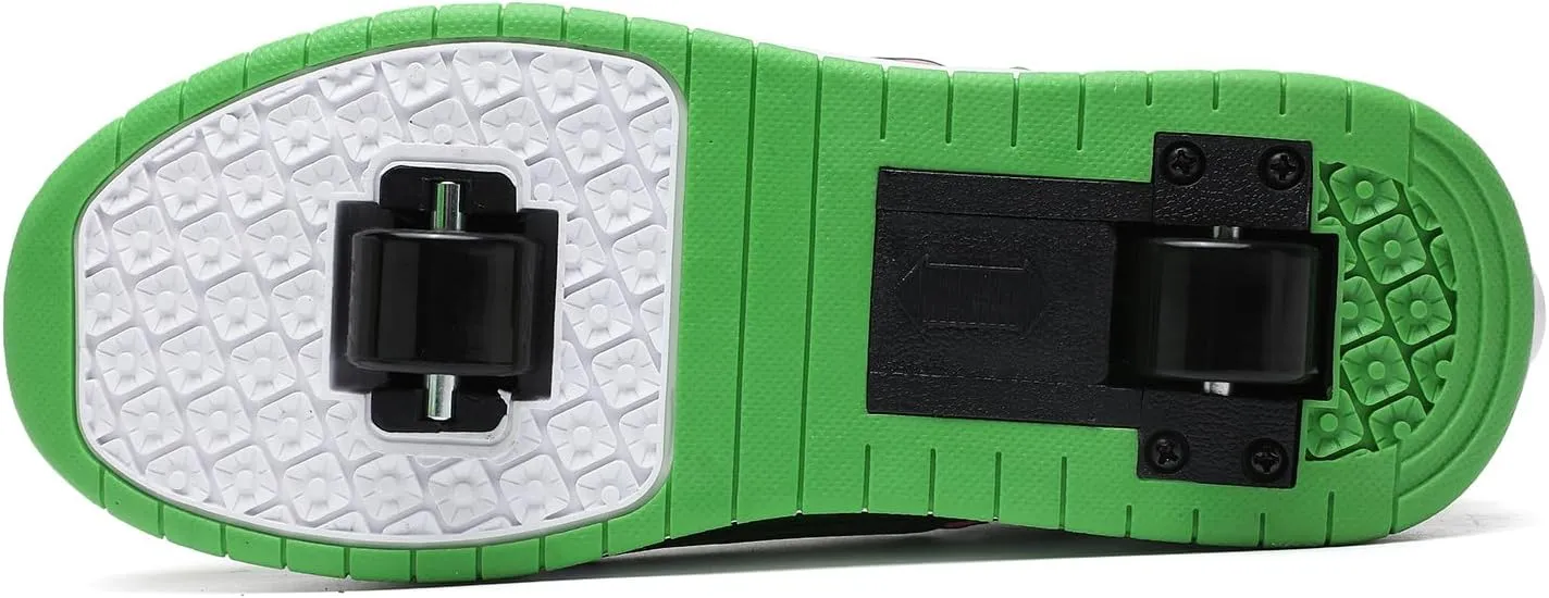 Rolling Skate Shoes for Boys Girls Roller Sneaker with Wheels Fashion Footwear Skate Wheeled Shoe for Kids Christmas Birthday Children Show Gift
