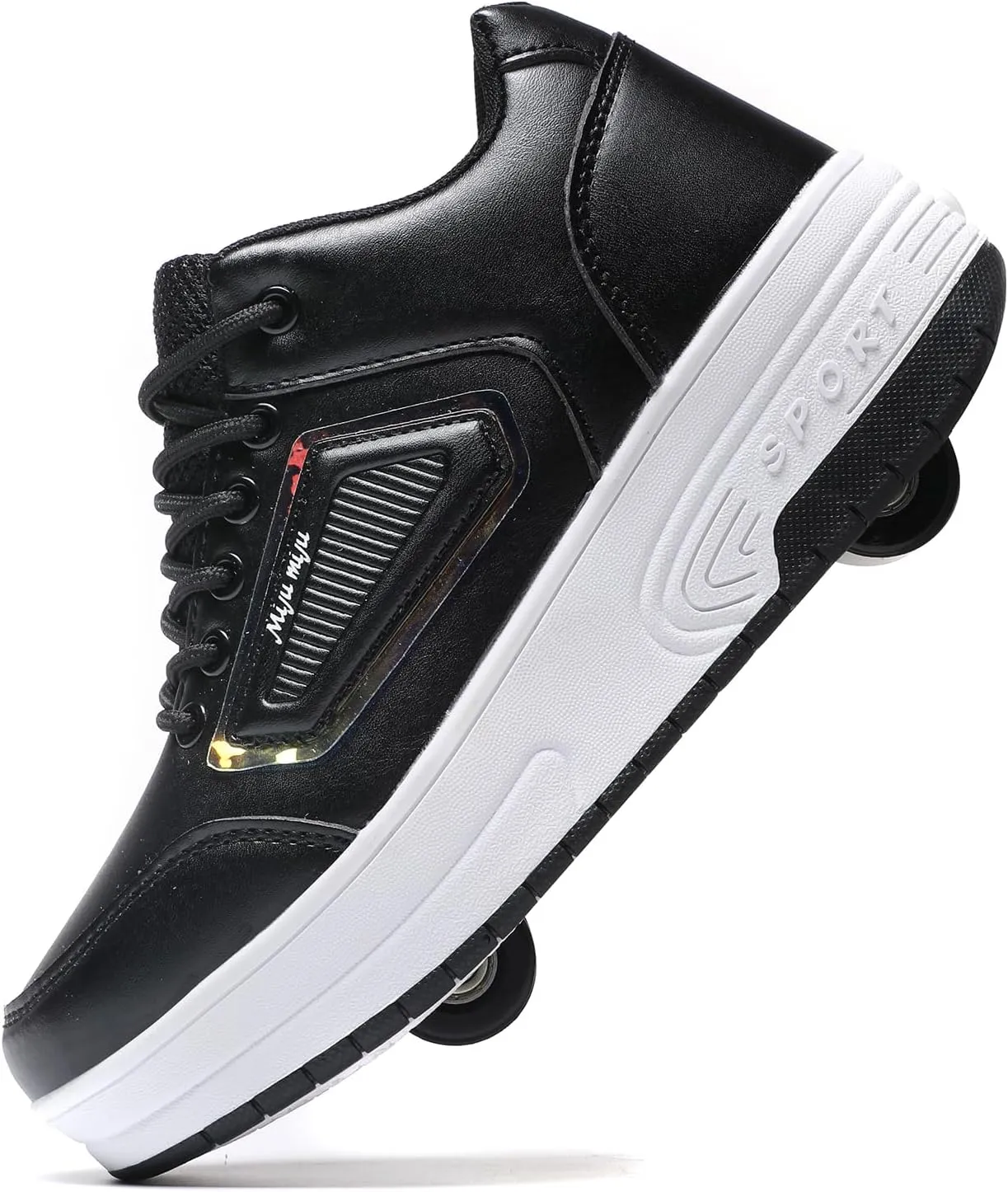 Rolling Skate Shoes for Boys Girls Roller Sneaker with Wheels Fashion Footwear Skate Wheeled Shoe for Kids Christmas Birthday Children Show Gift