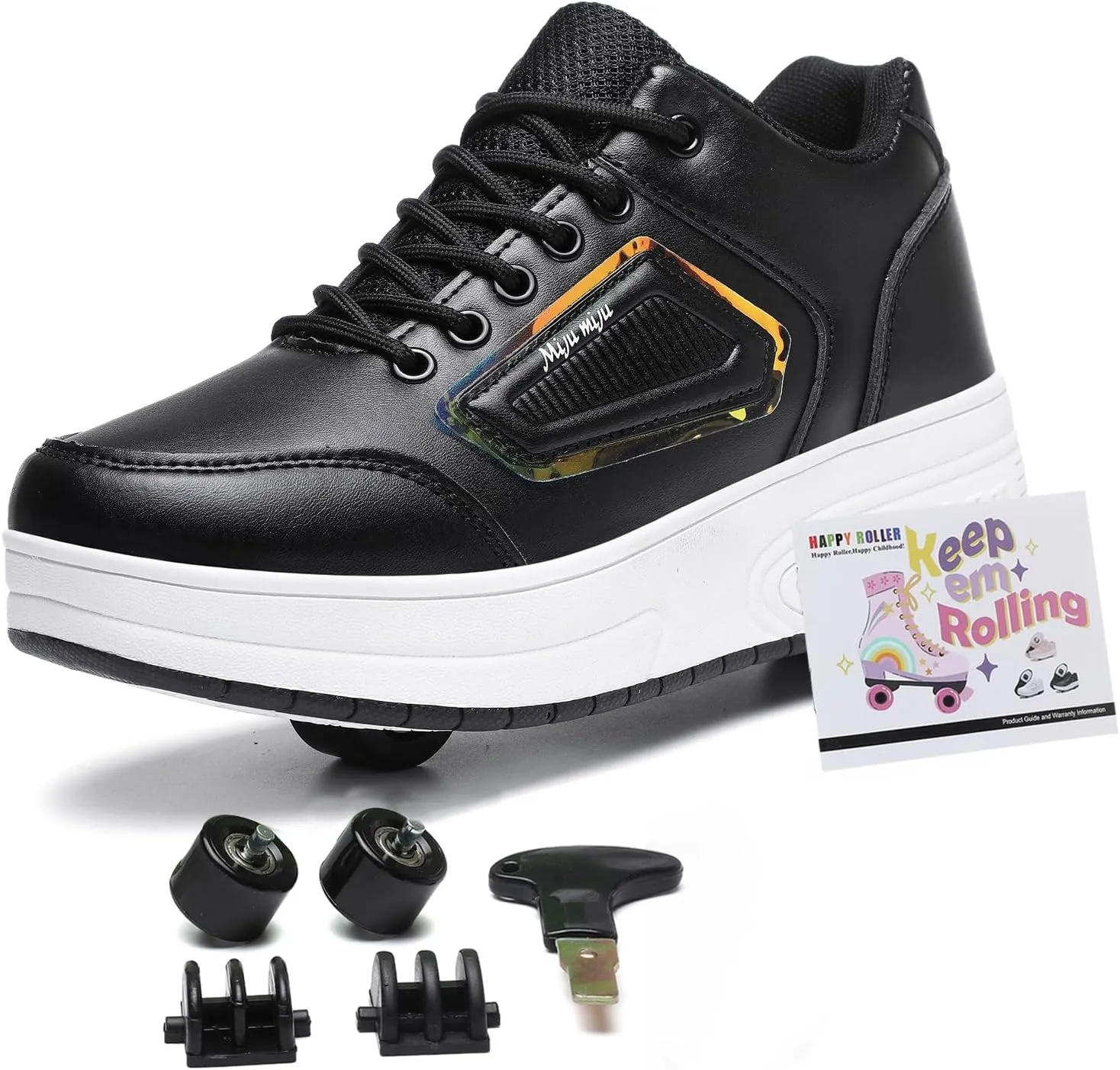 Rolling Skate Shoes for Boys Girls Roller Sneaker with Wheels Fashion Footwear Skate Wheeled Shoe for Kids Christmas Birthday Children Show Gift