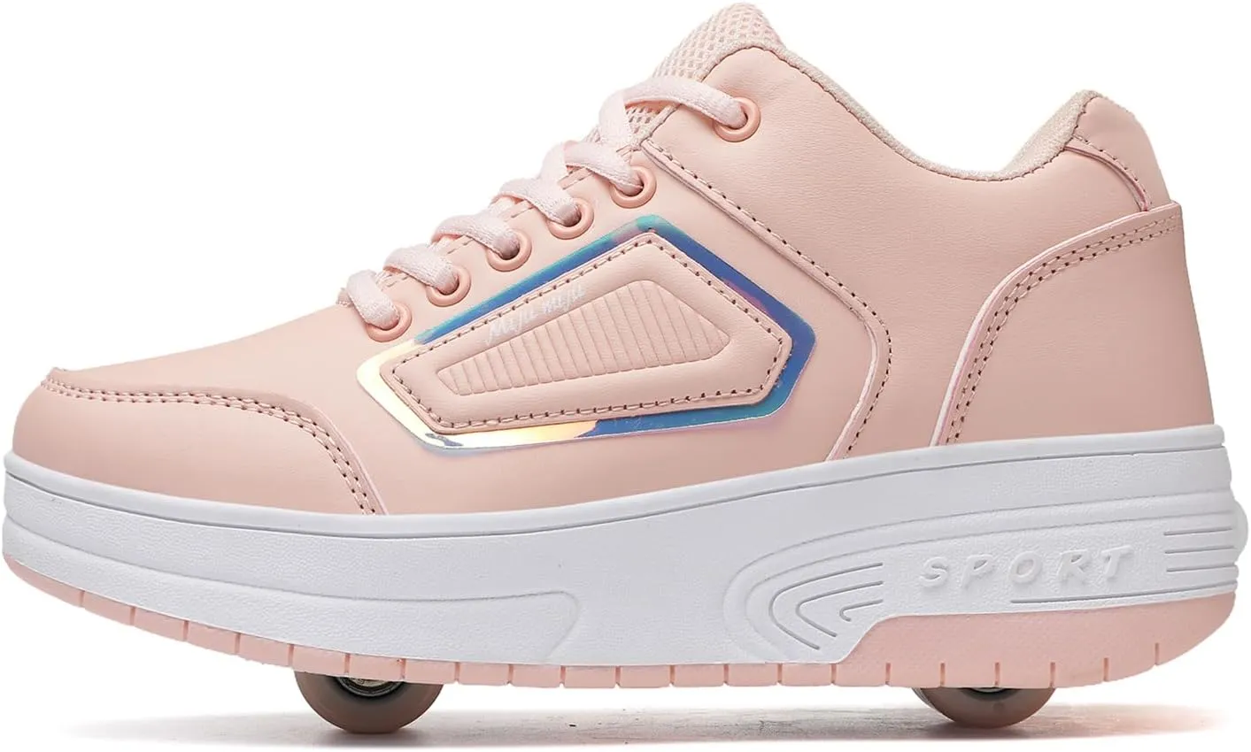 Rolling Skate Shoes for Boys Girls Roller Sneaker with Wheels Fashion Footwear Skate Wheeled Shoe for Kids Christmas Birthday Children Show Gift