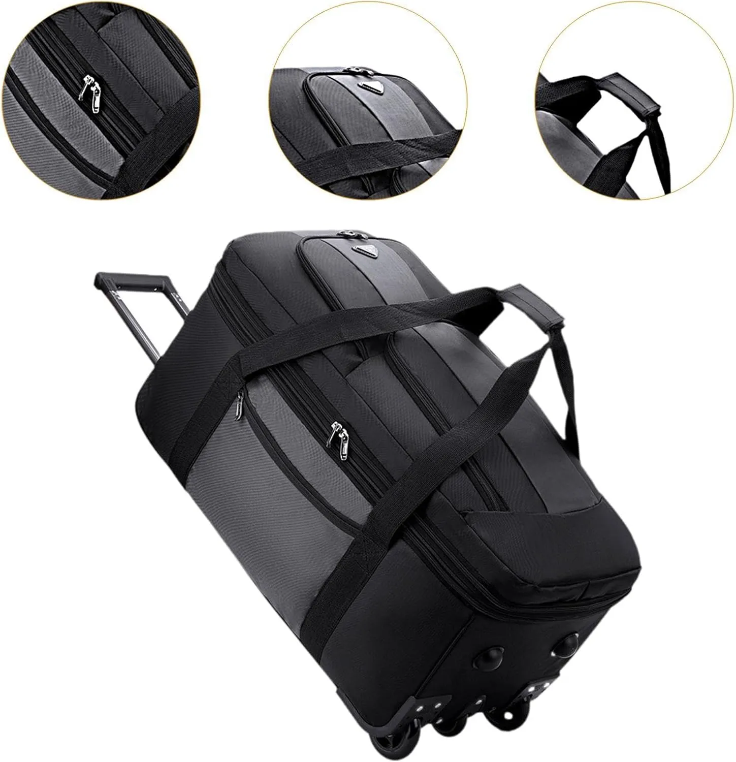 Rolling Travel Bag with Wheels for Business and Leisure