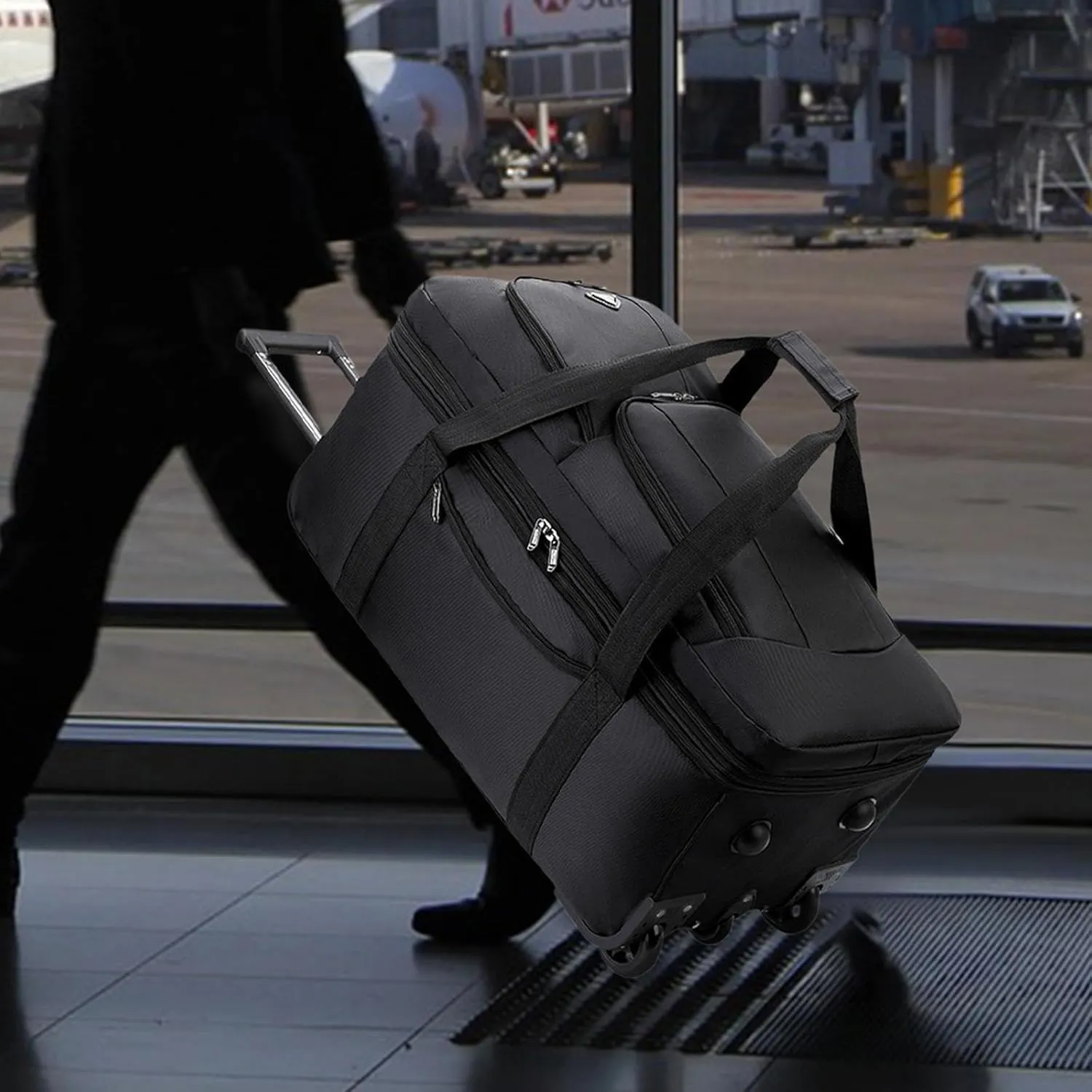 Rolling Travel Bag with Wheels for Business and Leisure