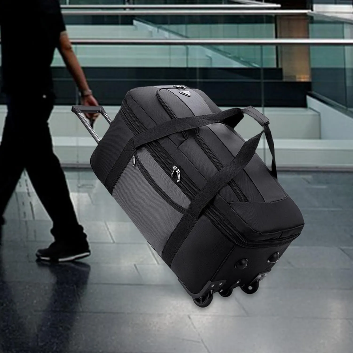 Rolling Travel Bag with Wheels for Business and Leisure
