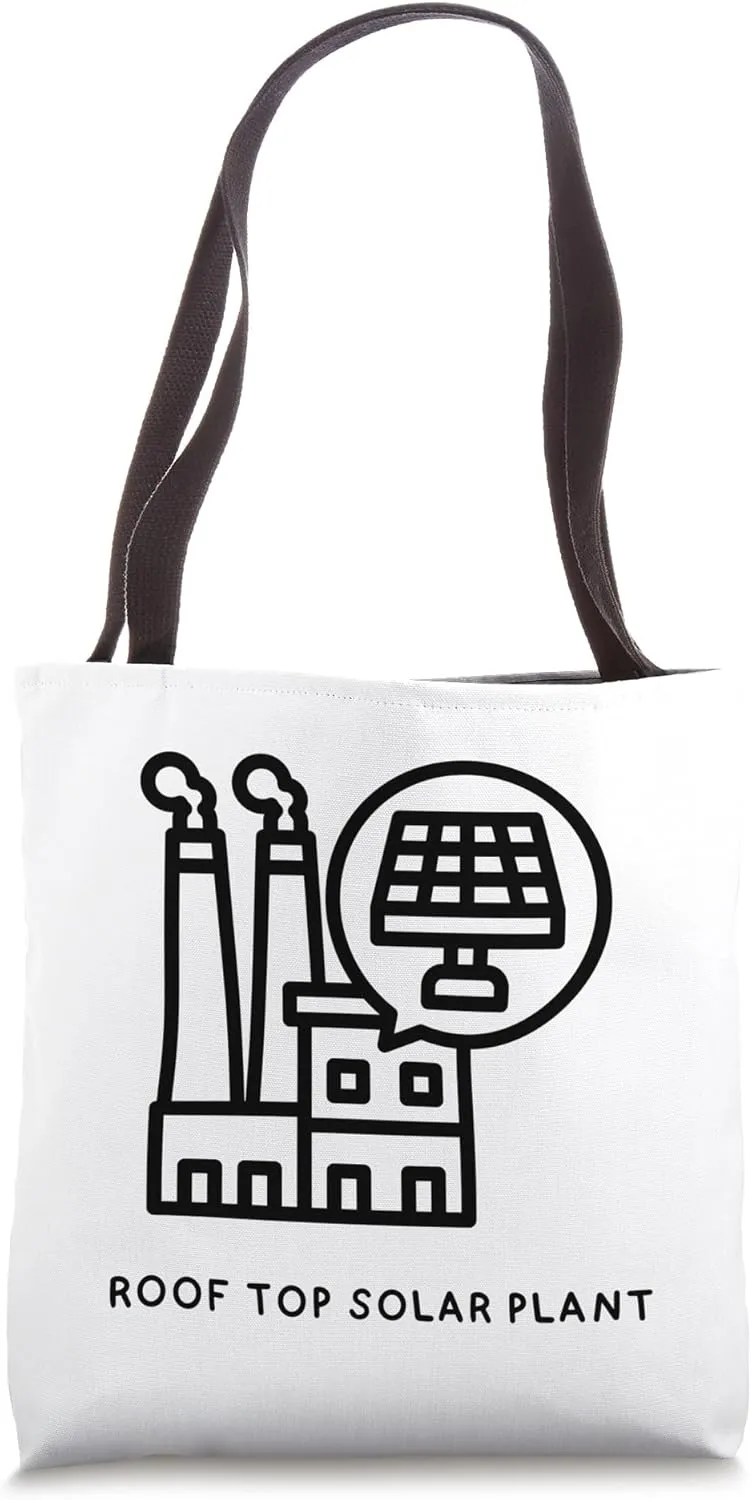 Roof top solar plant Tote Bag
