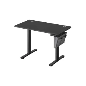 Rootz Electric Standing Desk - Sit Stand Desk - Adjustable Desk - Steel Frame - 60cm x 110cm x (72-120cm) - Ink Black - 20.7kg