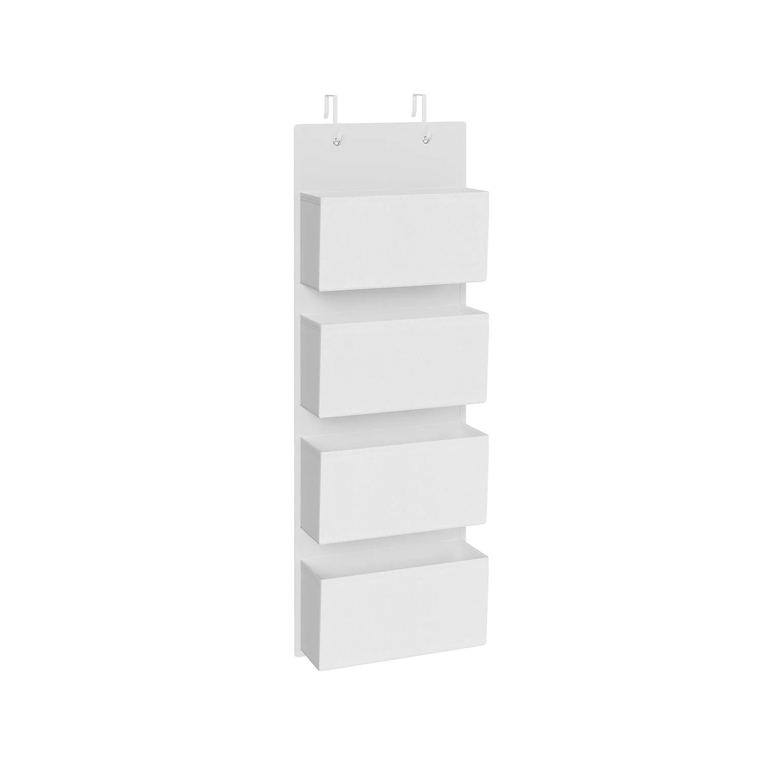 Rootz Hanging Organizer - Closet Organizer - Storage Solution - Non-Woven Fabric - 12cm x 33.5cm x 100cm - Cloud White