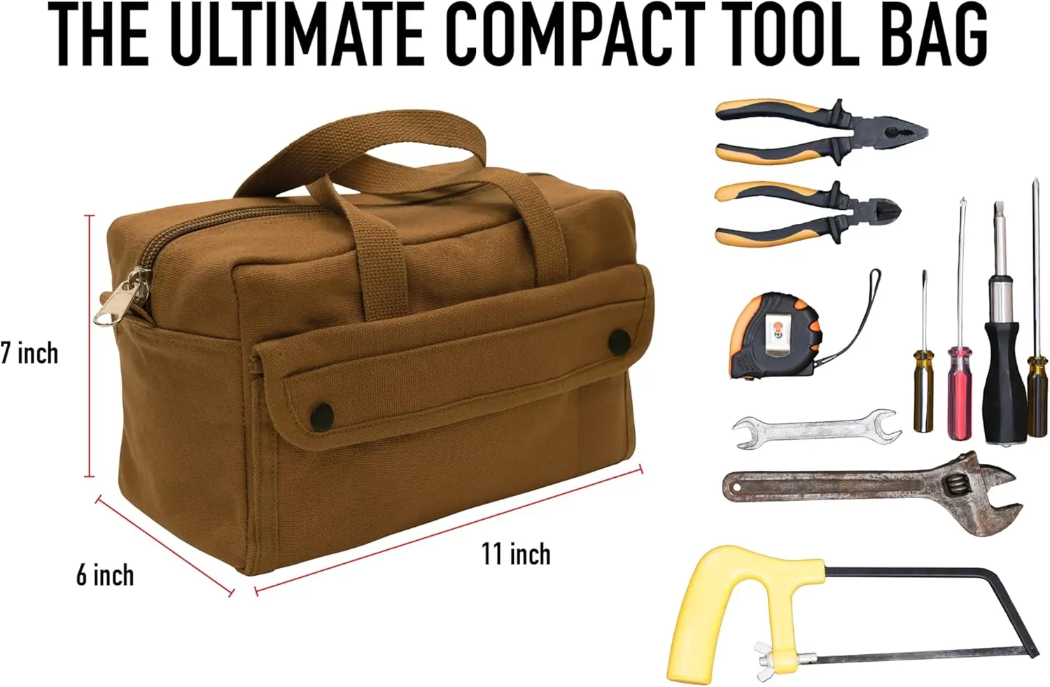 Rothco Mechanic's Tool Bag - Heavy-Duty Organization for Your Essential Tools and Gear