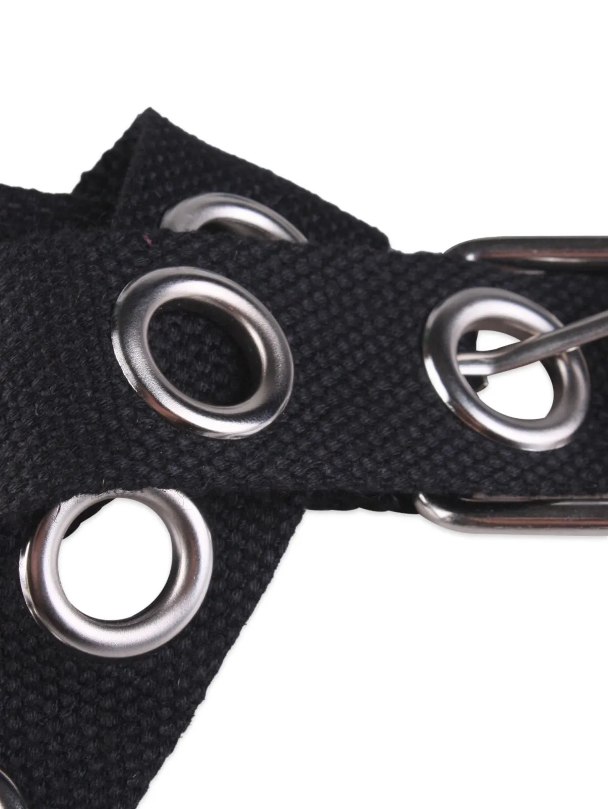 Round Grommet Casual Canvas Belt
