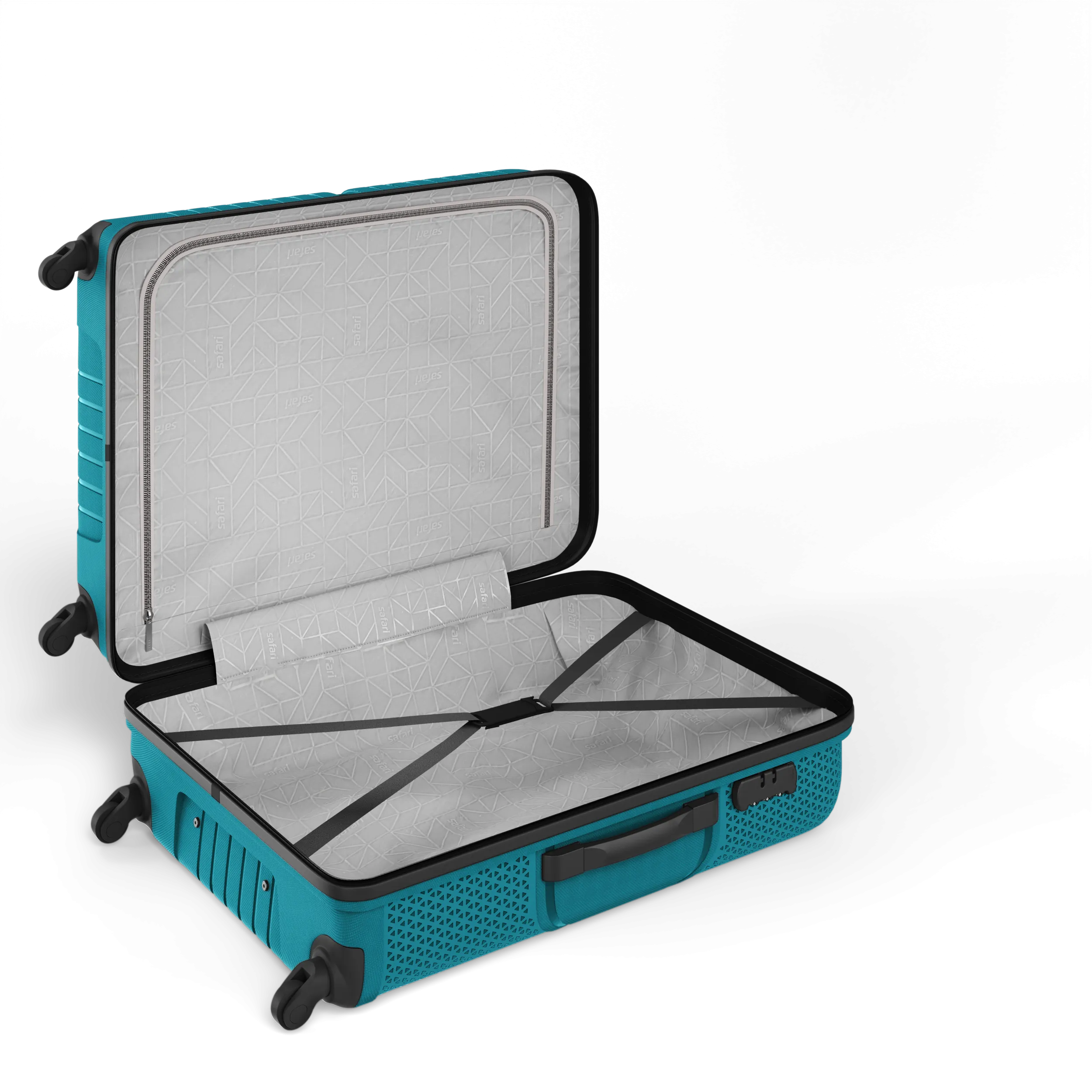 Safari Zeno 4 Wheeled 3PC Luggage Set (22/26/30")