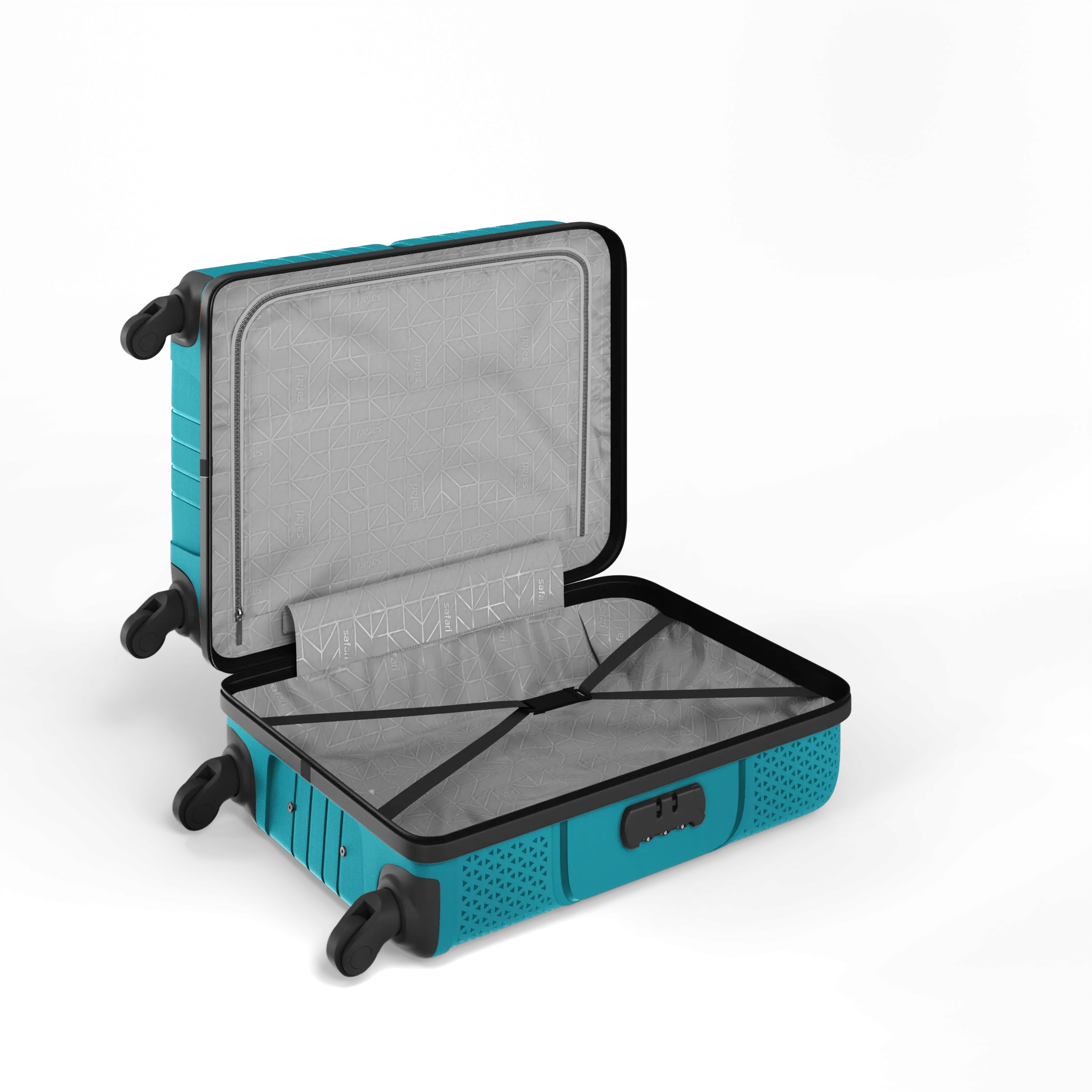 Safari Zeno 4 Wheeled 3PC Luggage Set (22/26/30")