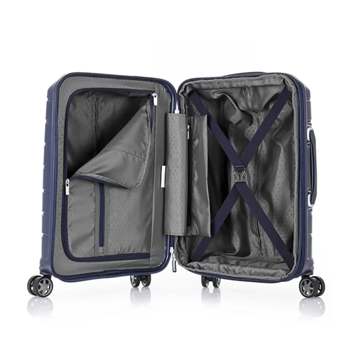Samsonite Oc2Lite 3 piece Suitcase Set - Navy Blue