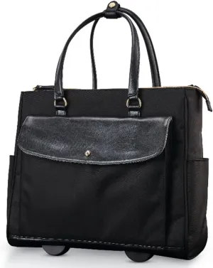 Samsonite Women's Mobile Solution Business (Black, Upright Wheeled Carryall)