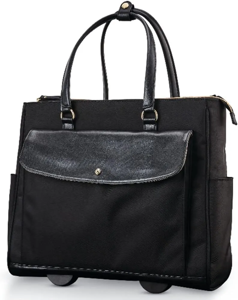 Samsonite Women's Mobile Solution Business (Black, Upright Wheeled Carryall)