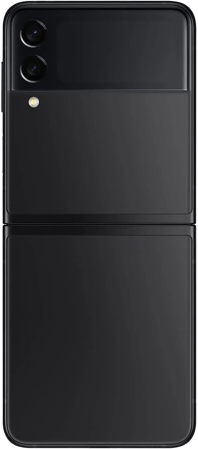 SAMSUNG Galaxy Z Flip 3 5G, US Version, 128GB, Phantom Black - Unlocked (Renewed)