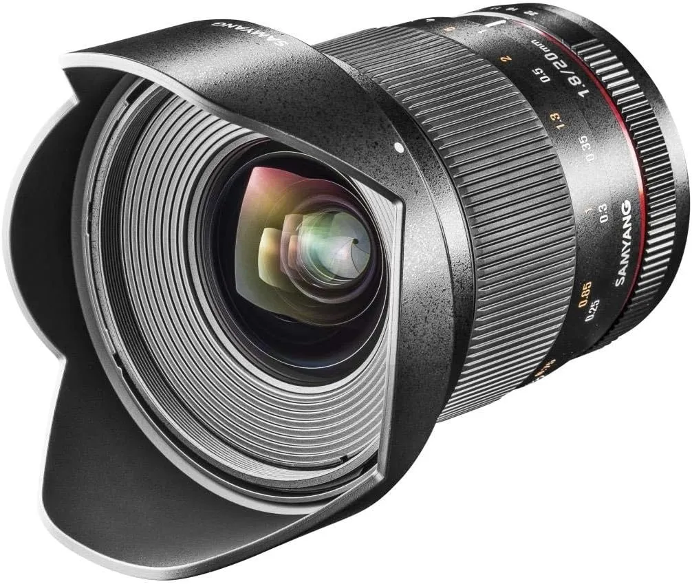 Samyang 20 mm F1.8 Manual Focus Lens for Sony FE Camera - Black