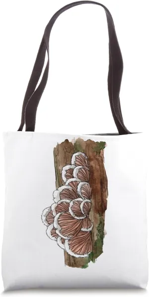 Schizophyllum Commune Split Gill Fungus Plant Tote Bag