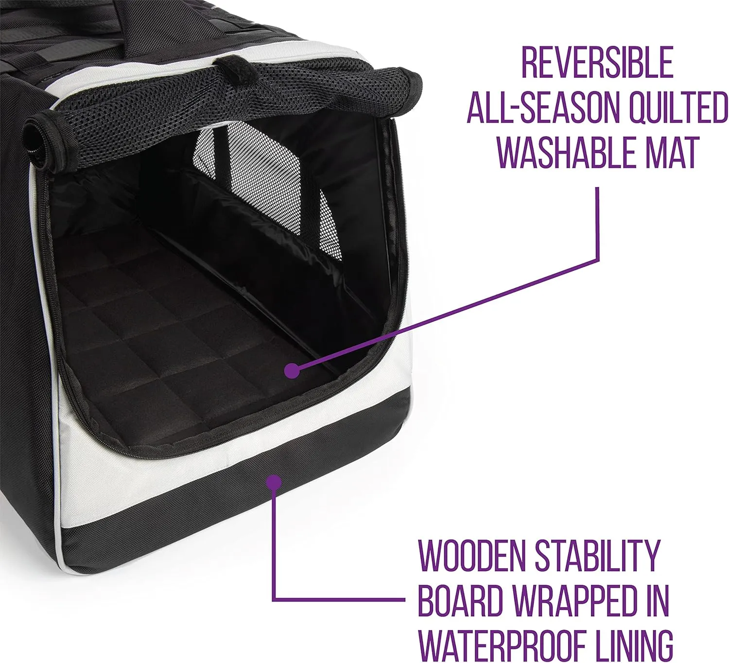 Sherpa Forma Frame Crash-Tested Travel Pet Carrier - Black, Extra Large