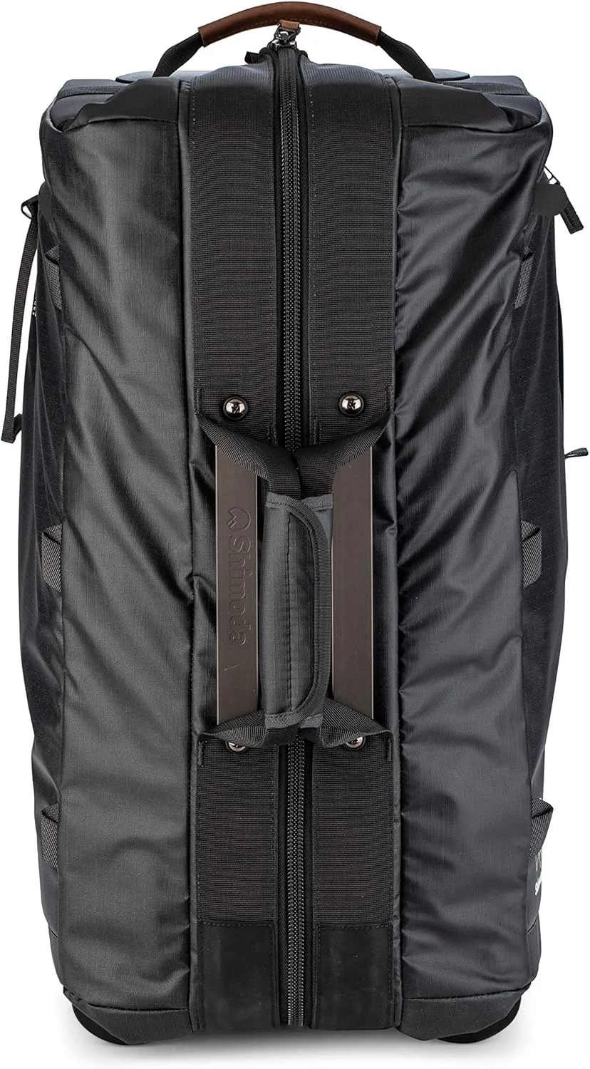 Shimoda DV Roller - 24-inch Water Resistant Luggage with shock-absorbing wheels - Perfect Fit for Cinema, DV, DSLR, Mirrorless Cameras, lenses and other gear - Black