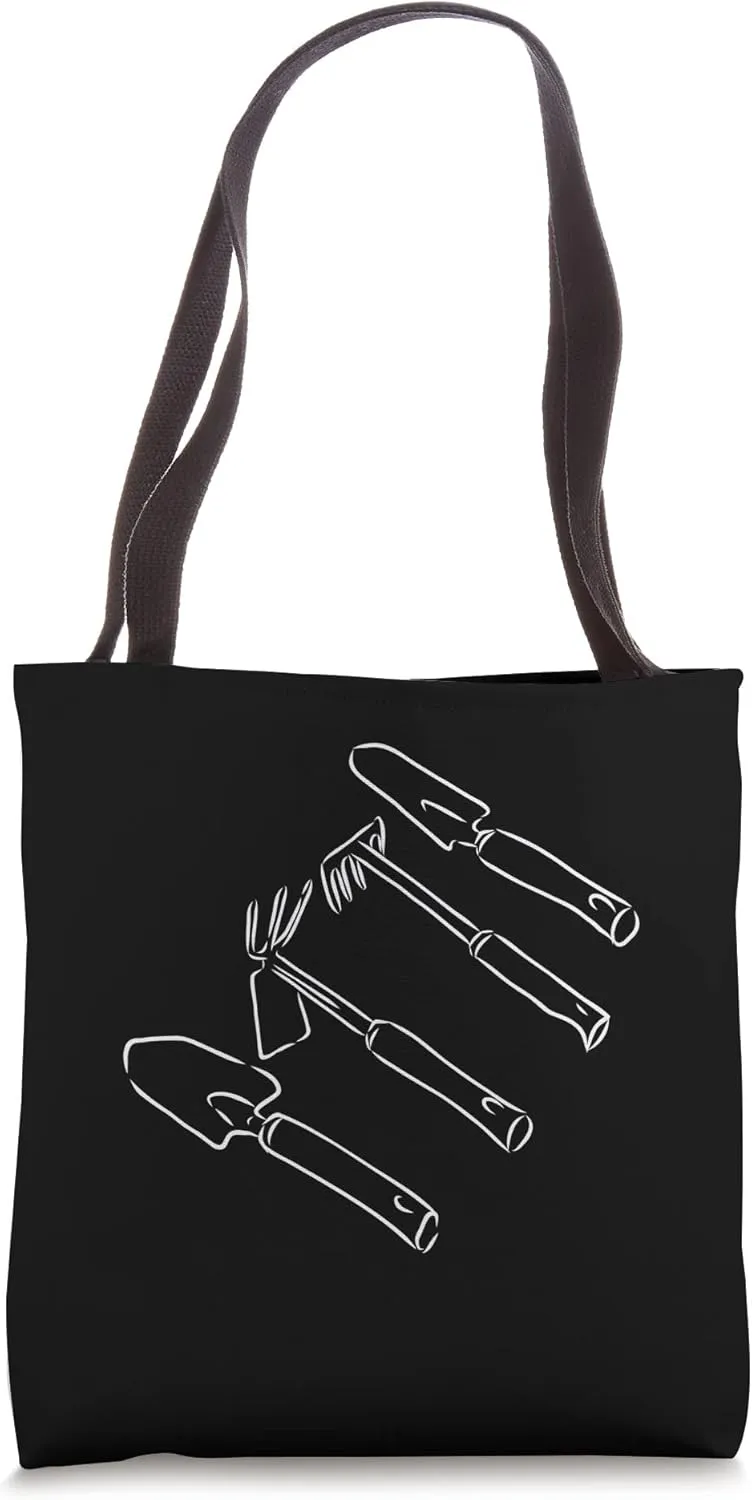 Shovel Rake Hoe Farm Tools Farm Rake Farmer Tote Bag