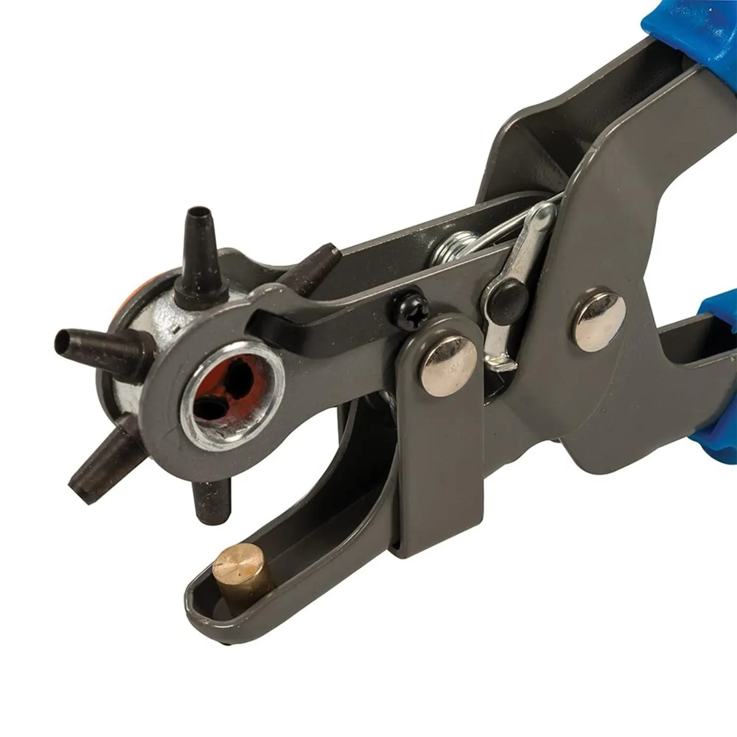 Silverline 200111 Heavy-Duty Powder Coated Sizing Punch Pliers, 2-4.5mm