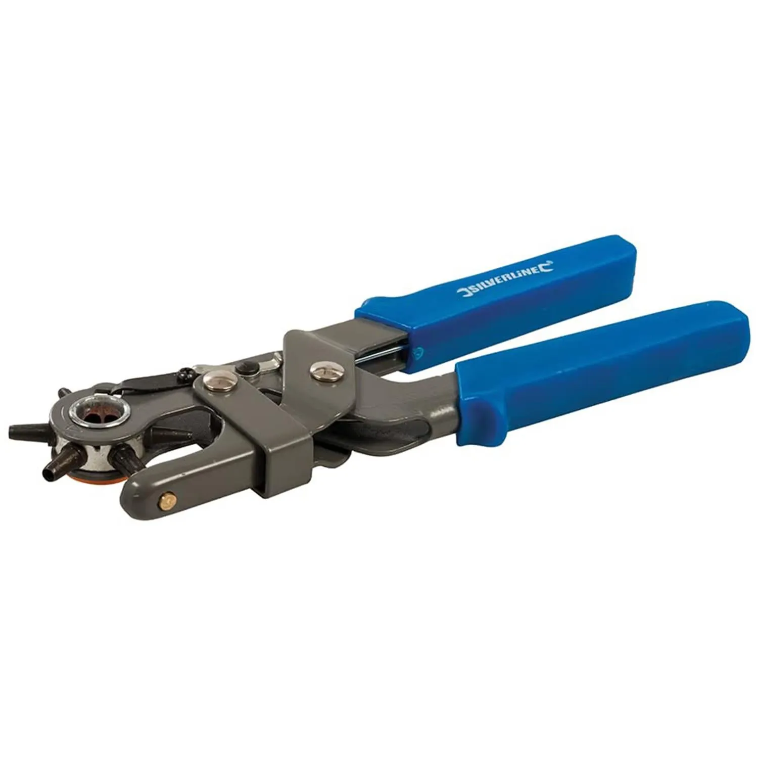 Silverline 200111 Heavy-Duty Powder Coated Sizing Punch Pliers, 2-4.5mm