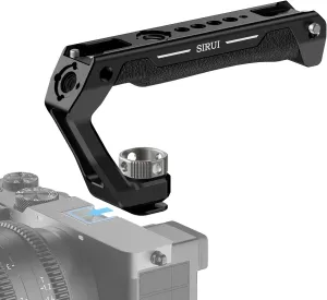 SIRUI Cold Shoe Mount Camera Top Handle, Universal Camera Cage Top Hand Grip with Anti-Off Designed Cold Shoe Adapter, and Multiple Mounting Points, AM-THC