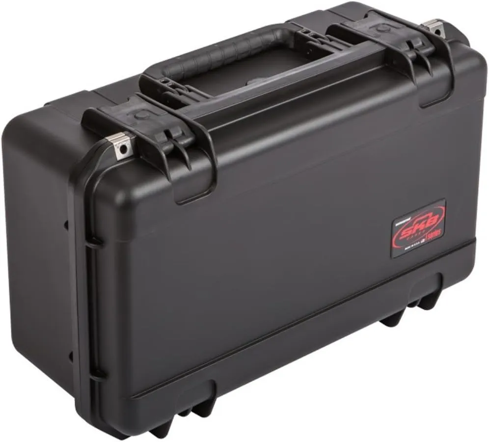SKB Cases 3i-2011-8B-E iSeries 2011-8 Waterproof Case (Empty), Ultra high-strength polypropylene copolymer resin, Resistant to corrosion and impact damage, Continuous molded-in hinge