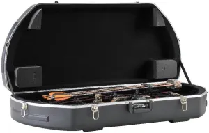 SKB Hunter XL Series Black Bow Case, Rigid ABS Shell, Lockable Latches, Holds 12 Arrows, Plush Lined Interior (2SKB-4120)