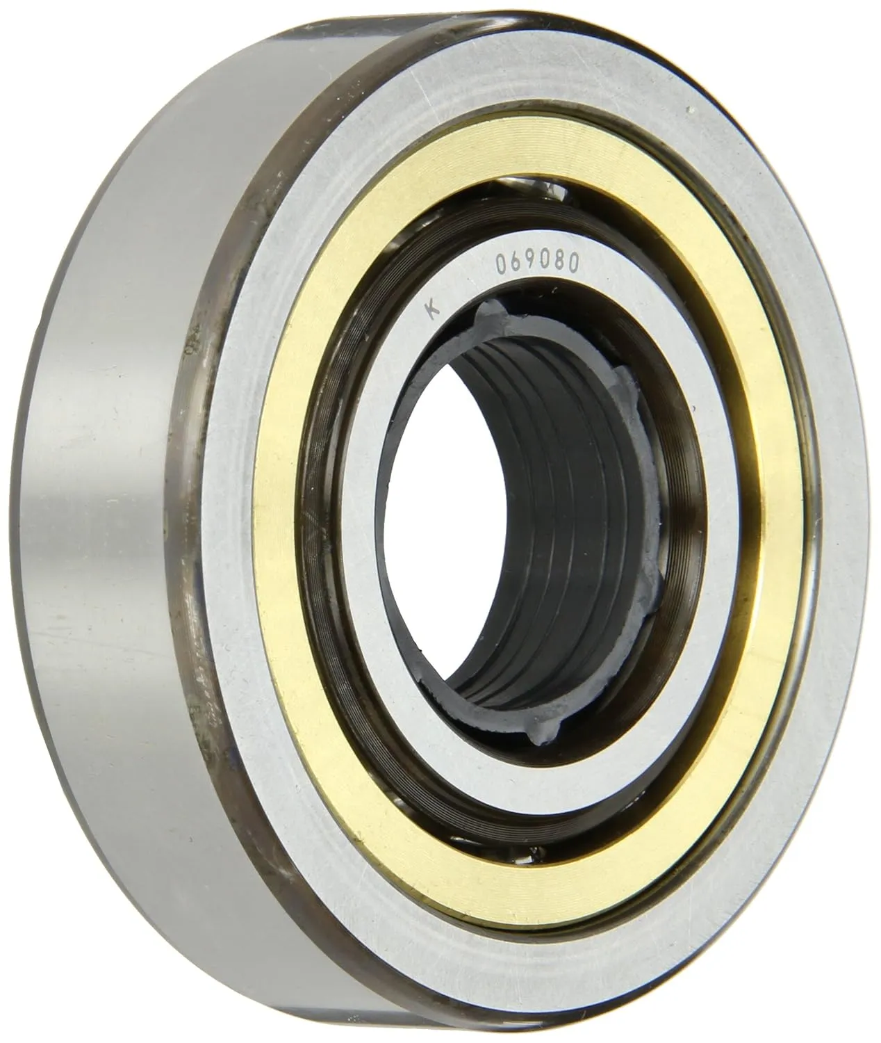 SKF QJ 311 MA Angular Contact Ball Bearing, ABEC 1 Precision, Four-Point Contact Design, Brass Cage, 35° Contact Angle, Normal Clearance, Open, Metric, 55mm Bore, 120mm OD, 29mm Width