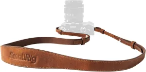 SMALLRIG Universal Leather Camera Neck Shoulder Strap for DSLR, Adjustable 100 to 110cm (39 to 43in), Max Load 10kg (22lb)