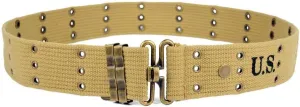 SMONT Repro WW2 US Army M36 Pistol Belt Tactical WWII American M1936 Khaki Webbing Canvas