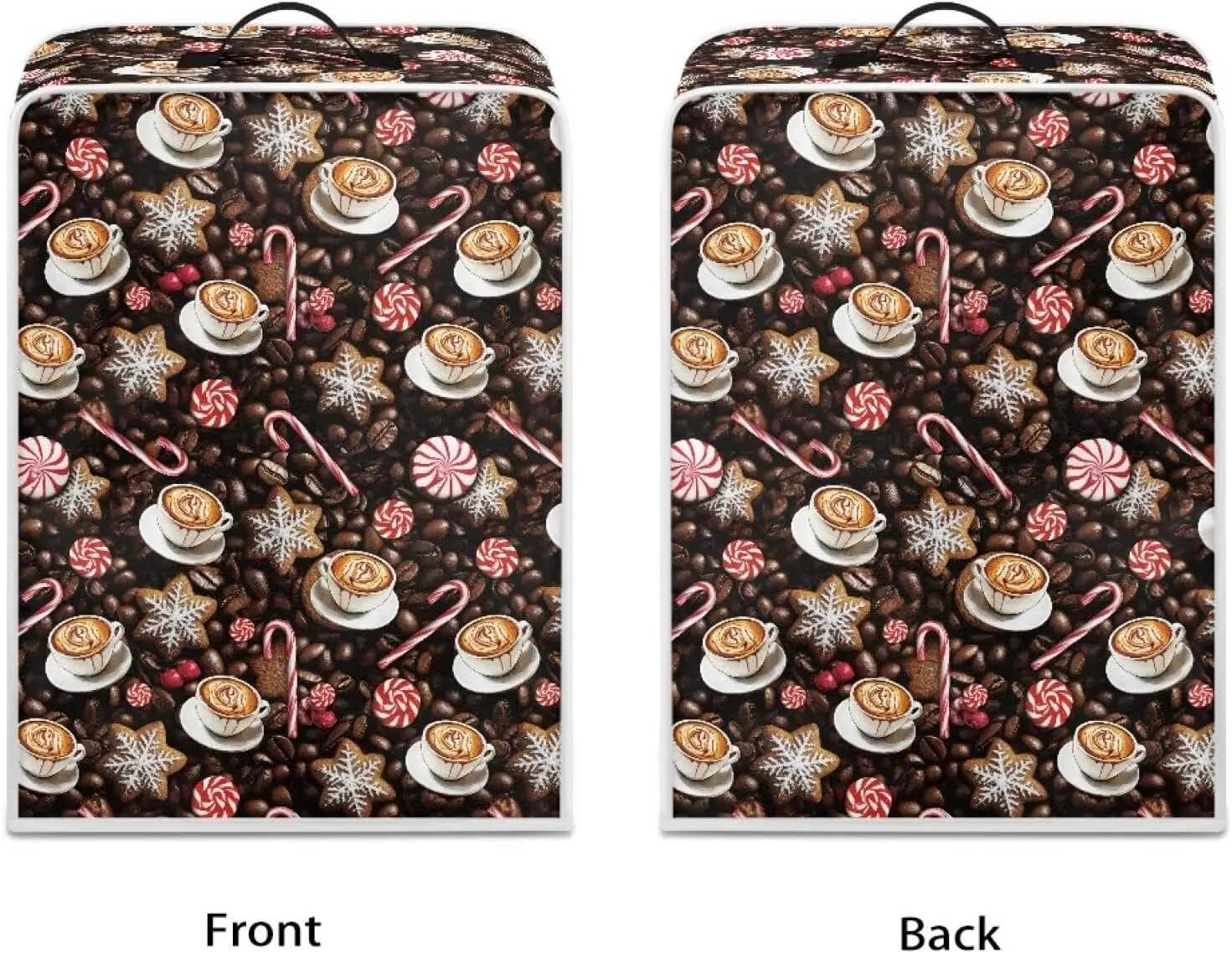 Snowflake Coffee Coffee Dust Cover Kitchen Appliance Case Organizer Bag Food Processor Dust Covers Coffee Cover