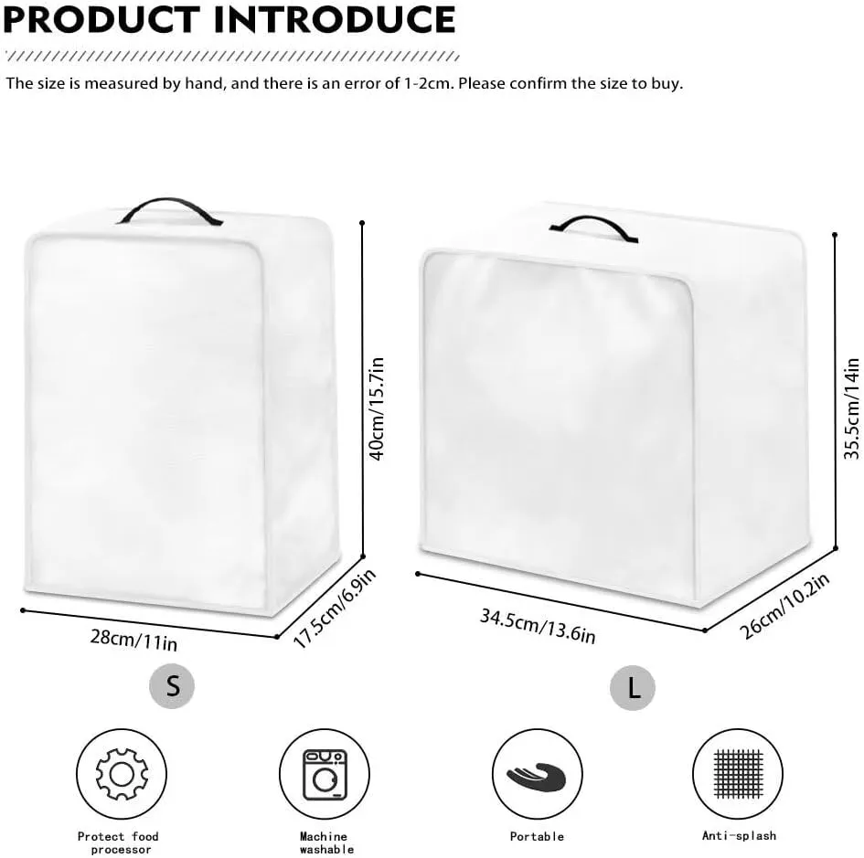 Snowflake Coffee Coffee Dust Cover Kitchen Appliance Case Organizer Bag Food Processor Dust Covers Coffee Cover