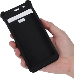Soft Silicone Anti-Fall Durable Protective Shell Skin Case Cover for Pax A77 Handheld POS Terminal (Black)