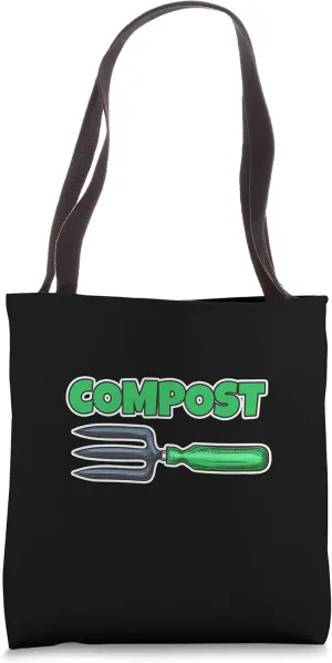Soil Rake Compost Recycling Organic Matter Compost Tote Bag