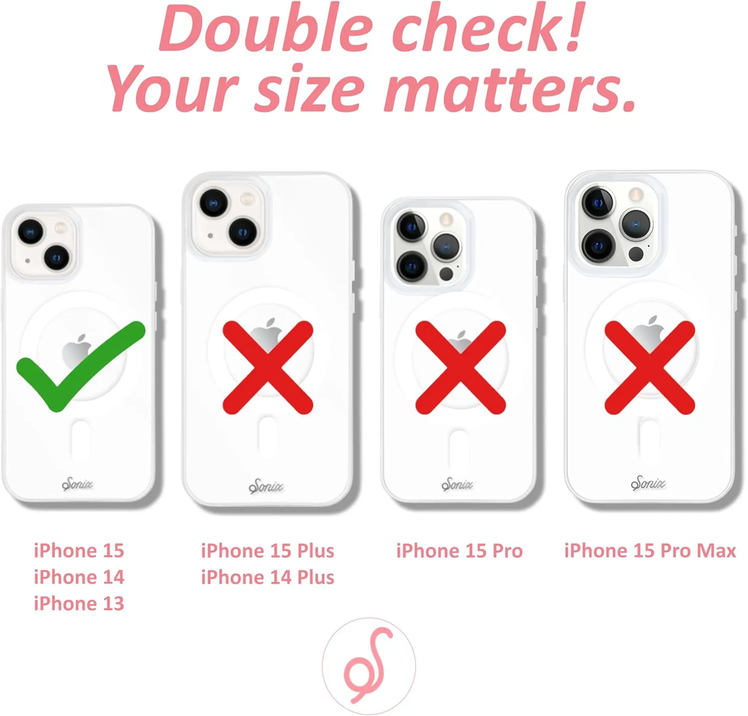 Sonix Case for iPhone 15, 14, 13 | Compatible with MagSafe | 10ft Drop Tested | Delilah Flower