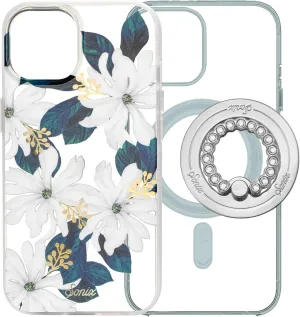 Sonix Case   Magnetic Ring (Sliver) for MagSafe iPhone 15,14,13 | Delilah Flower