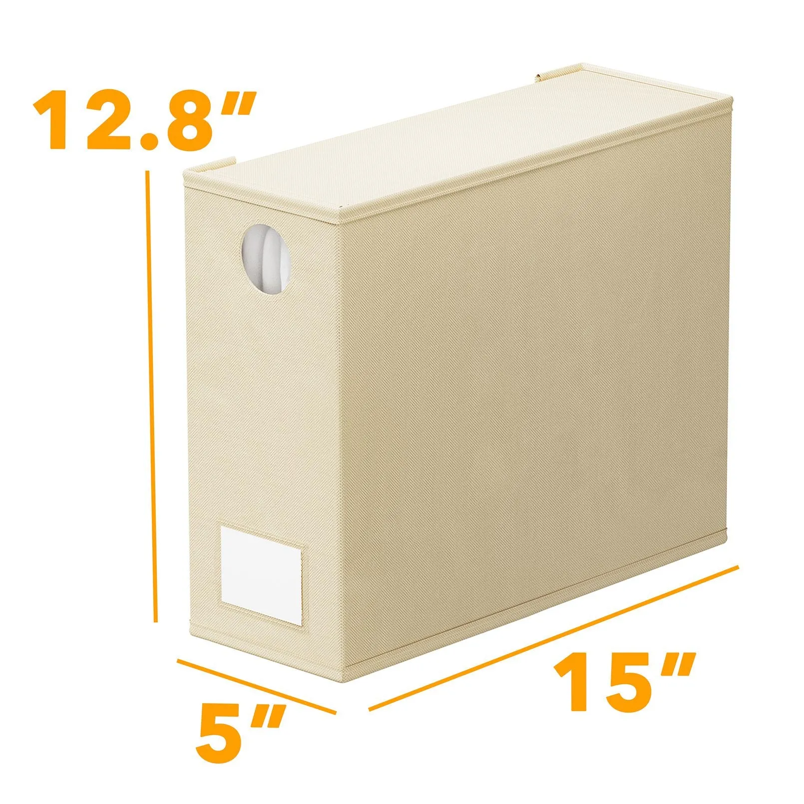 SpaceAid Bed Sheet Closet Organizer, 6 Pack, Beige